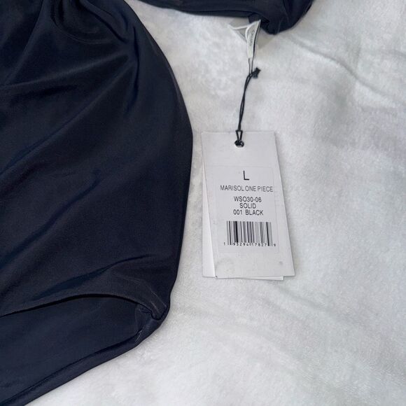 Onia Marisol O-Ring Cutout One Piece Swimsuit Black Size Large - Picture 8 of 10